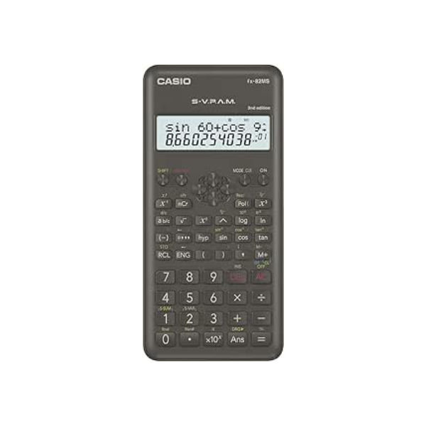 Calculadora Científica 240 Funções Preta FX-82MS-2-S4-DH Casio