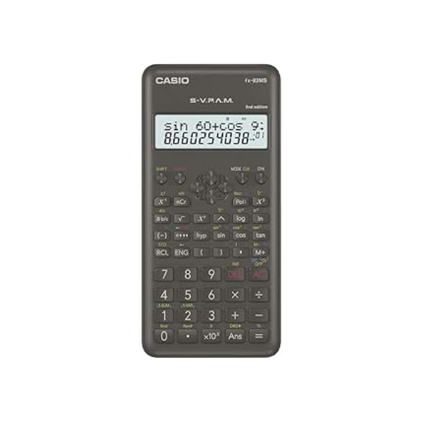 Calculadora Científica 240 Funções Preta FX-82MS-2-S4-DH Casio
