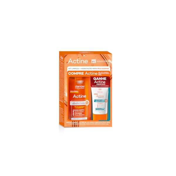 Kit Darrow Actine Gel de Limpeza 400g + Actine Aquaforce 40g