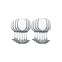 Jogo De 12 Taças Para Vinho Agua Vidro 465ml