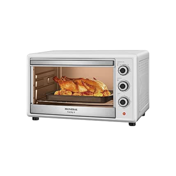 Forno Elétrico 42L Family II, Mondial, Branco/Inox, 1600W, 110V - FR-42-W