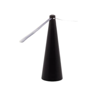 LYOR - Ventilador Repelente de Mesa de Plástico Preto 9cm x 9cm x 26cm