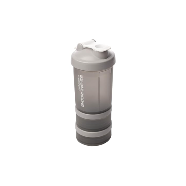 LYOR - Coqueleira shaker 3 em 1 - Performance Cinza 650ml