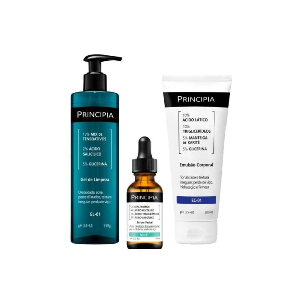 Kit Principia Anti Acne E Queratose Pilar Trio