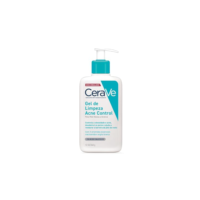 CeraVe Gel de Limpeza Acne Control, para Pele Oleosa e Acneica, com Ácido Salicílico, Niacinamida e 3 Ceramidas Essenciais, Reduz Espinhas e Cravos Sem Ressecar, Uso Diário Dia e Noite, 340g