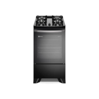Fogão Electrolux 4 bocas Efficient com PerfectCook Preto (FE4GP) Bivolt
