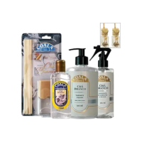 Kit Aromas Coala Chá Branco + 2 Mini Difusores, 1 Difusor de Aromas 100ml, 1 Limpador Perfumado 120ml, Sabonete Líquido 500ml e 1 Odorizante Spray 260ml - Aromatize e Renove Seu Ambiente