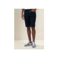 Bermuda Masculina Sarja Básica Polo Wear Azul Escuro