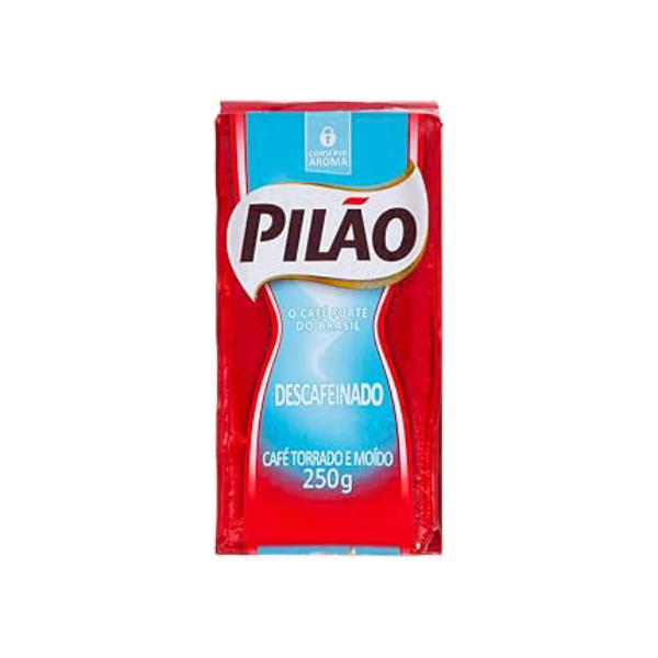 Café Pilão Torrado e Moído Descafeinado Vácuo 250g
