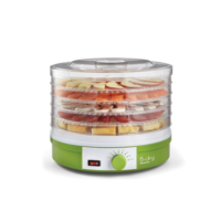 Ariete 616 B-Dry, Desidratador de Alimentos, Temperatura de 35°C e 70°C, 5 Cestos, 245W, Branco/Verde - 220V