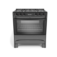 Fogão Mueller 5 Bocas Preto Fosco MFI5BC - Bivolt