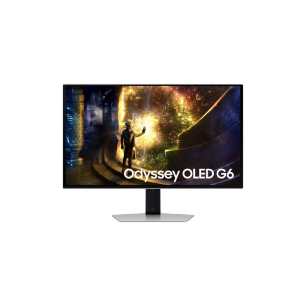 Monitor Samsung Odyssey OLED G6”, 27”, Qhd, 240hz, 0.03ms, Dp, HDMI, Usb, Freesync Premium Pro Silver