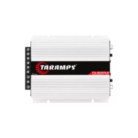 Modulo Taramps Ts800x4 2 Ohms 800W Potencia Rms Amplificador Som Automotivo Entrada Rca E Fio Crossover LPF FULL HPF Subwoofer Kit Duas Vias Drivers T800 4 Canais Carro Camionete Conexao Bridge Branco