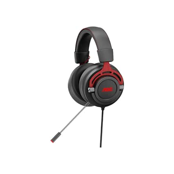 Headset USB Gamer, Headphone, fone de ouvido com microfone AOC GH300 Driver 50 mm, Multiplataforma, LED.