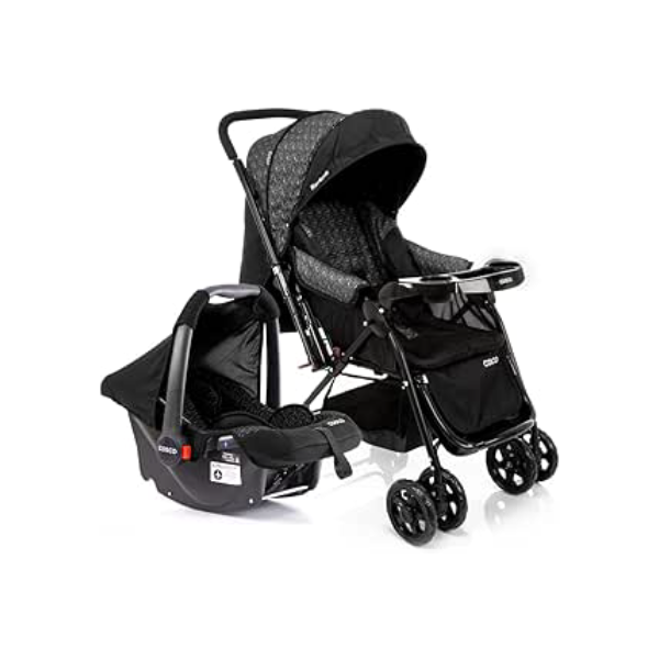 Cosco Kids, Travel System Reverse, Preto Rajado