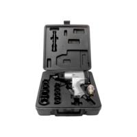 Kit de Chave de Impacto 1/2 Pol. Pneumática com 17 Acessório