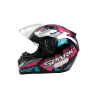 Capacete Fechado Ebf New Spark Brilhante Dragon Rosa New Spark Dragon 56