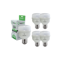 Kit 5 Lâmpada Bulbo Led 20w 6500k Branco Frio E27 Bivolt Alta Potência Econômica Inmetro