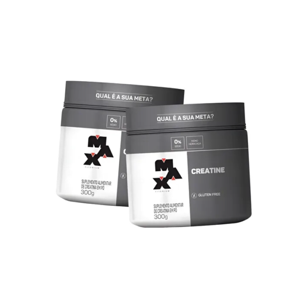 Kit 2x Creatina Titanium (300g) Max Titanium