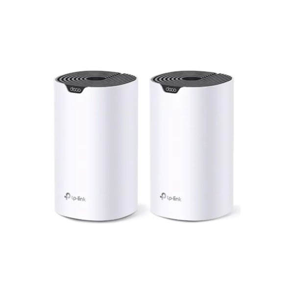 Kit Com 2 Unidades Roteador Wi-fi Mesh Tp-link Deco S7 Dual Band Ac1900 Gigabit 1900mbps 3x3 Mu-mimo Bivolt 110v/220v Cor Branco