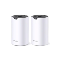 Kit Com 2 Unidades Roteador Wi-fi Mesh Tp-link Deco S7 Dual Band Ac1900 Gigabit 1900mbps 3x3 Mu-mimo Bivolt 110v/220v Cor Branco