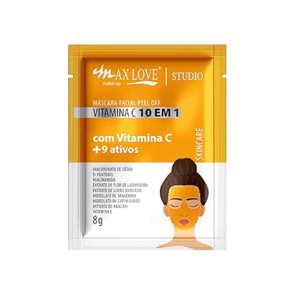 Mascara Vitamina C 10 Em 1 Sache 8G Max Love
