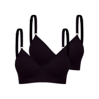 Kit 2 Sutiãs Adulto Feminino Bojo Daily Trifil (BR, Alfa, M, Regular, Preto/Preto)