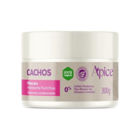 Ápice Máscara Cachos Hidratante Nutritiva | Hidratação e Nutrição Profunda para Cabelos Cacheados, Ondulados, Crespos e em Transição | 300g