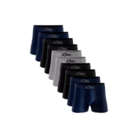 Kit 10 Cueca Boxer Zorba 781 Original Em Algodão Sem Costura