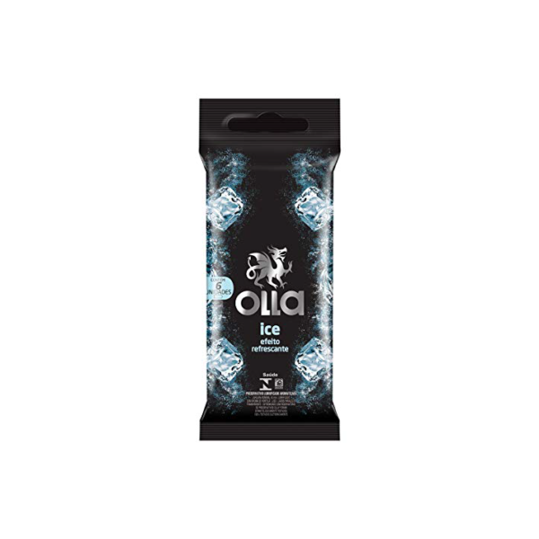 Olla Preservativo Camisinha Ice - 6 Unidades 6Un Pacote De 6