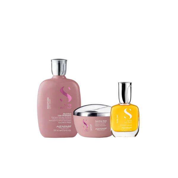 Kit Moisture Shampoo, Máscara e Cristalli Liquid - Alfaparf