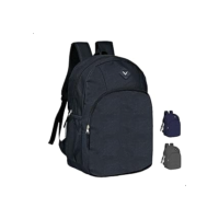 Mochila Masculina Juvenil Universitaria Escolar Academia Yepp MM9115 Bolsos Laterais (Preto)