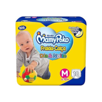 MamyPoko Fralda-Calça Dia&Noite M 18 Unidades