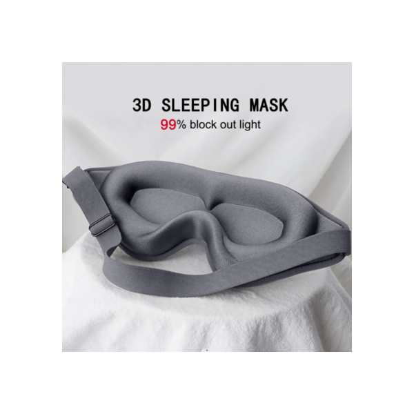 3d máscara de sono venda dormir ajuda máscara de olho macio memória espuma máscara facial sombra 99% bloquekout luz slaapmasker olho capa remendo