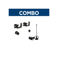COMBO - Suporte Fixo Universal ELG para Televisores de 14"-84" + Antena Interna 2,5m , ELG, Digital