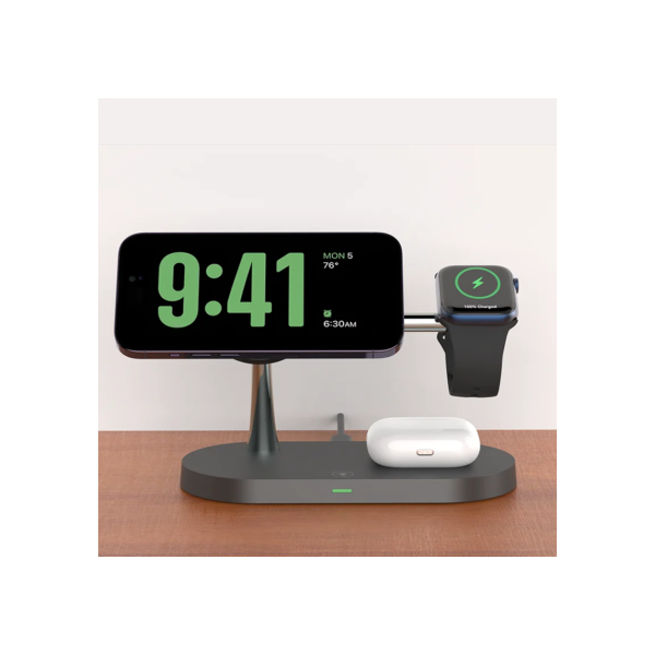 3 em 1 suporte de carregador sem fio magnético para iphone 12 13 14 15 estação de carregamento rápido para apple watch 9 8 7 6 5 airpods 2 3 pro