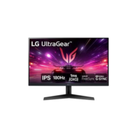 Monitor Gamer LG UltraGear 24", FHD, 180Hz, 1ms, IPS, DP e HDMI, HDR10, FreeSync, G-Sync - 24GS60F-B