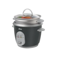Panela de Arroz Oster Facile 127V Cinza 350W 0,6 Litros com Tampa de Vidro