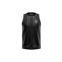 Regata Botafogo Listrada Masculina - Chumbo