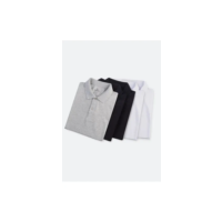 Kit 5 Camisas Polo Básica Masculina Manga Curta Hering
