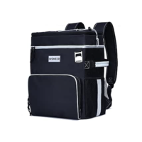 INSMEER Mochila térmica, refrigerador de praia isolado grande refrigerador de acampamento macio à prova de vazamento