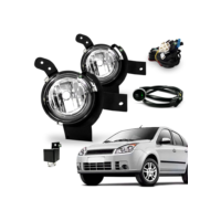 Kit Farol Auxiliar Milha Ford Fiesta 2007 2008 2009 Botao Touch