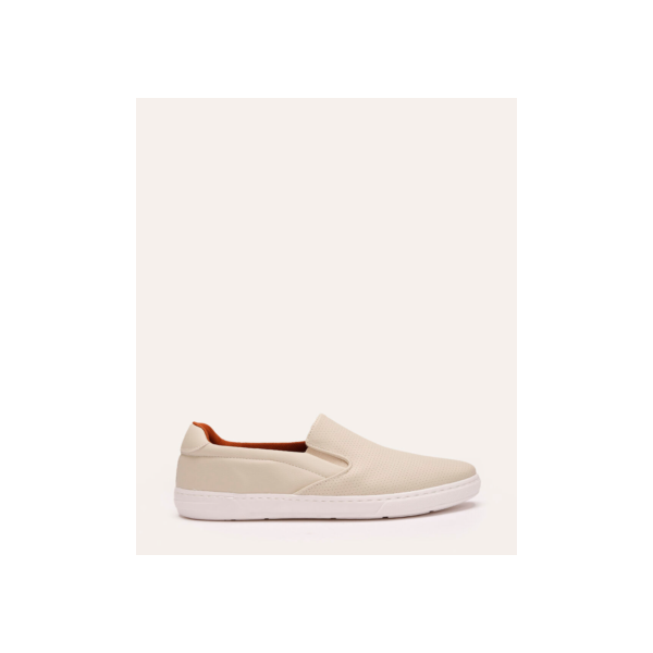 Tênis Masculino Slip On Furos Oneself Off White