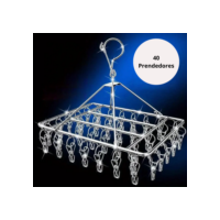 Varal 40/30/20 Clips Inox Prendedores Pratico E Retrátil Cabide Para Roupas Intimas Para Pequenas