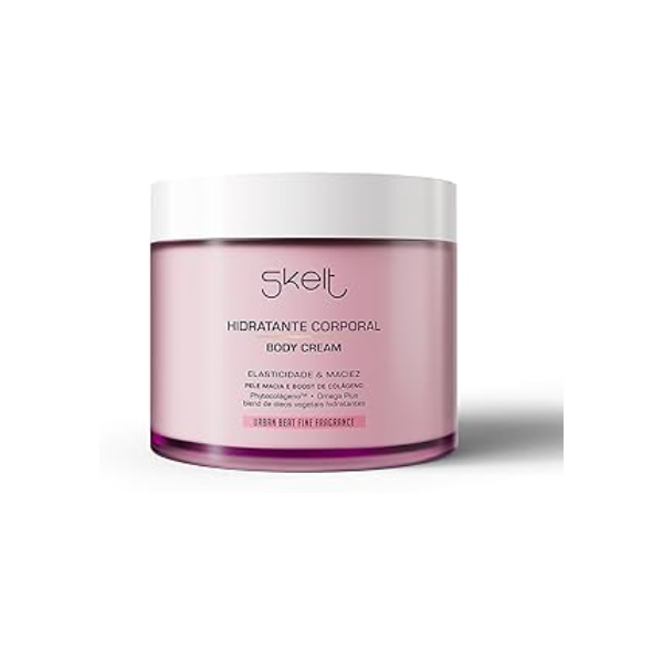 Skelt Hidratante Urban Beat 200g | Hidrata o Corpo, Boost de Elasticidade, Fragrância Inesquecível, Ômega Plus, Rápida Absorção, Renovação Celular, Maciez | Todos os Tipos de Pele