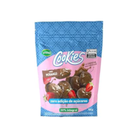 Vitao Cookies Zero Morango Cobertura Chocolate 150G