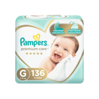 Fralda Pampers Premium Care G - 136 fraldas