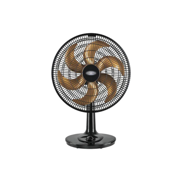 Ventilador De Mesa 40cm Turbo Preto/bronze Ventimais Material Das Pás Plástico Quantidade De Pás 6 Cor Das Pás Bronze Cor Da Estrutura Preto Diâmetro 40 Cm Frequência 60 Voltagem