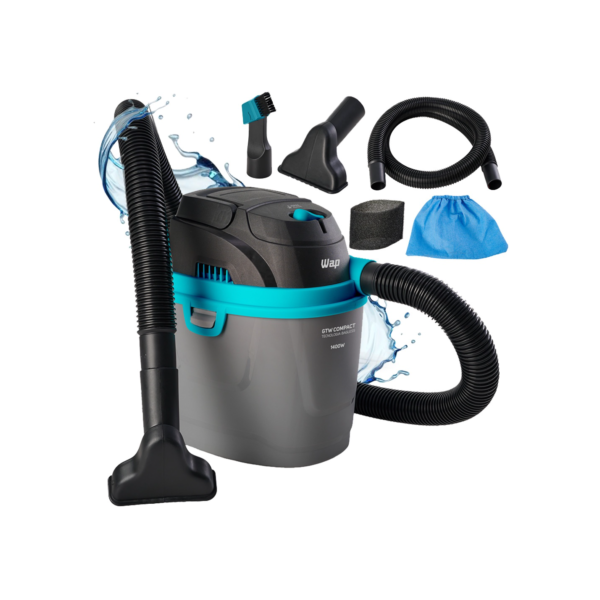 Aspirador Pó e Água Potente 1400w Soprador Pequeno Portatil Barril 5,5L Wap