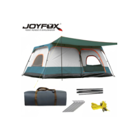 Barraca De Camping Acampamento 4-8 Pessoas 330*210*175cm Impermeavel 2000mm Grande Varanda JOYFOX